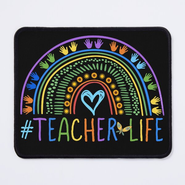 Item preview, Little Hands Teacher Life Colorful Rainbow designed and sold by Dibble Dabble Designs.