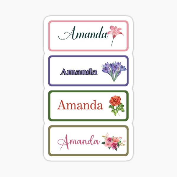 Custom Acrylic Name Tags Place Cards with Hammond Haus — AMANDA N