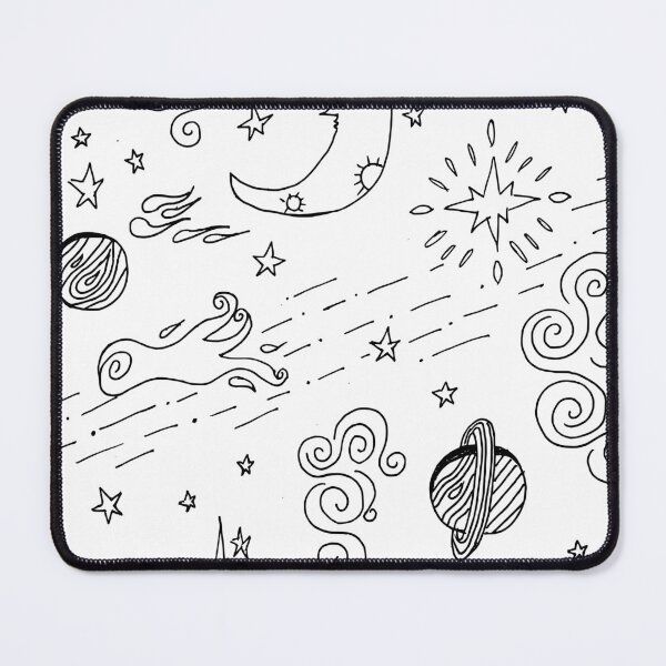 Item preview, Space scape hand drawn designed and sold by ladyberndt.