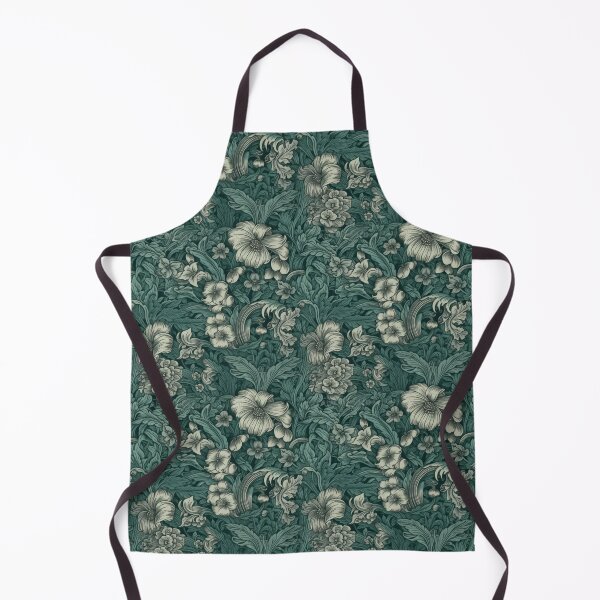 Item preview, Arsenic Green Floral Detailed Pattern II designed and sold by Leo Rolph.