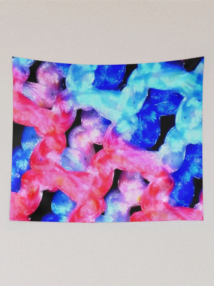 Thumbnail 2 of 3, Tapestry, Blue Raspberry Threads designed and sold by BatGhostSpider.