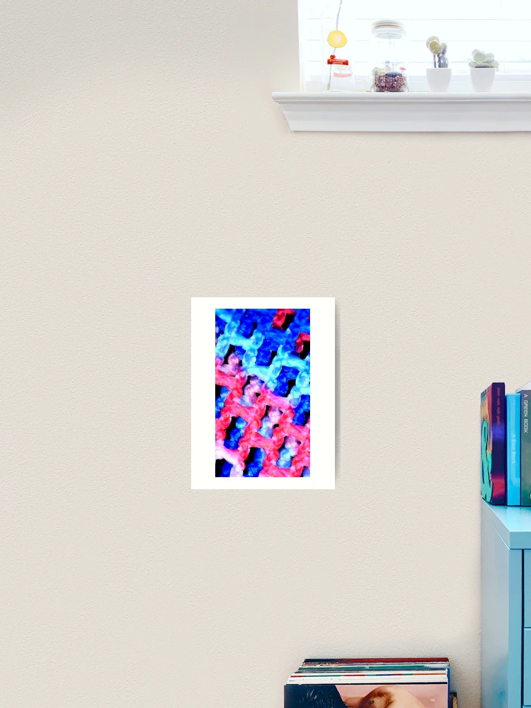Thumbnail 2 of 3, Art Print, Blue Raspberry Threads designed and sold by BatGhostSpider.
