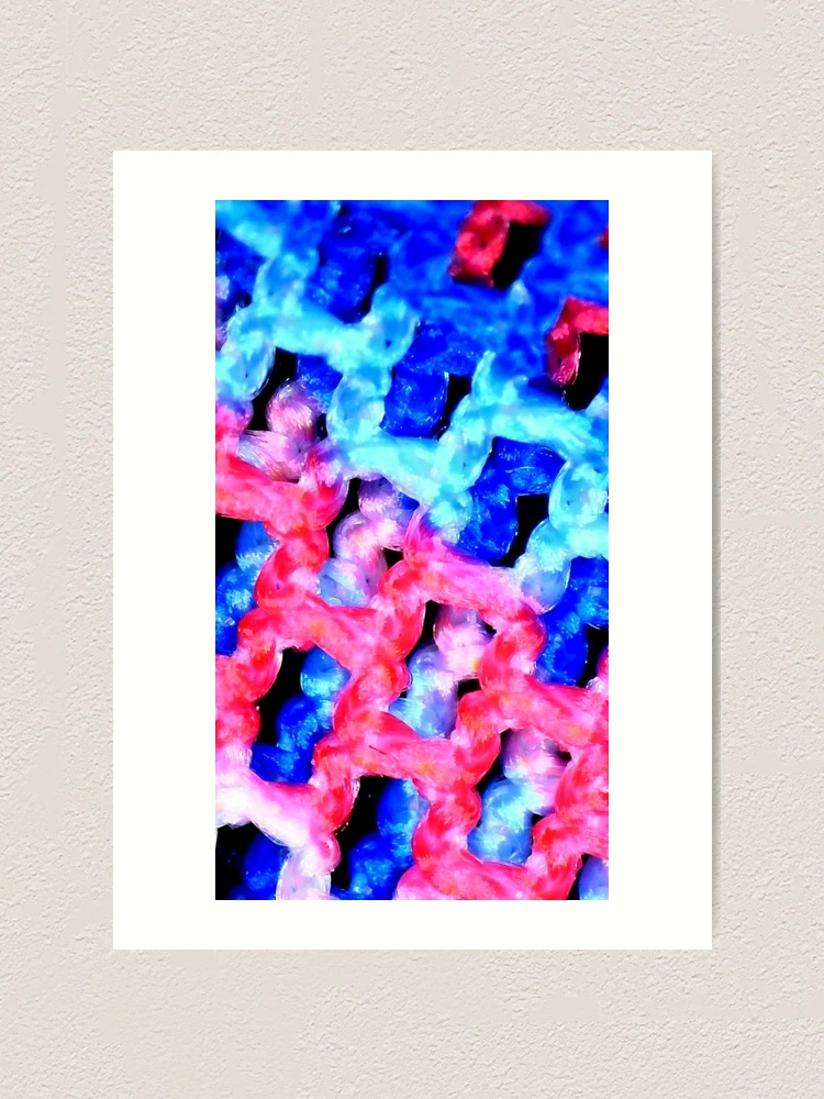 Thumbnail 1 of 3, Art Print, Blue Raspberry Threads designed and sold by BatGhostSpider.