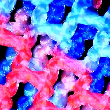 Artwork thumbnail, Blue Raspberry Threads by BatGhostSpider