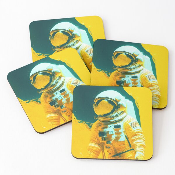 Item preview, Yellow Astronaut | street art aesthetic  designed and sold by CiceroSpin.