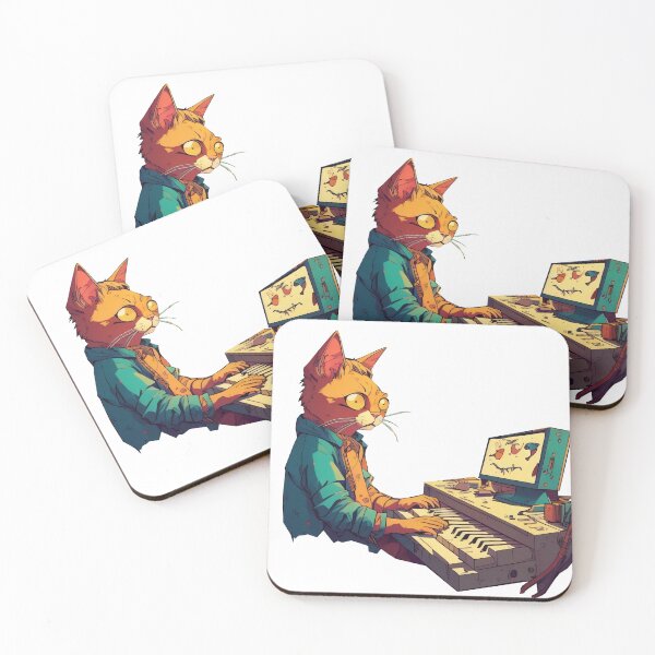 Item preview, Programmer cat beep boop coding 2 designed and sold by HiPolly.