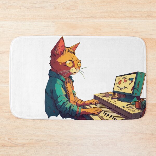 Item preview, Programmer cat beep boop coding 2 designed and sold by HiPolly.