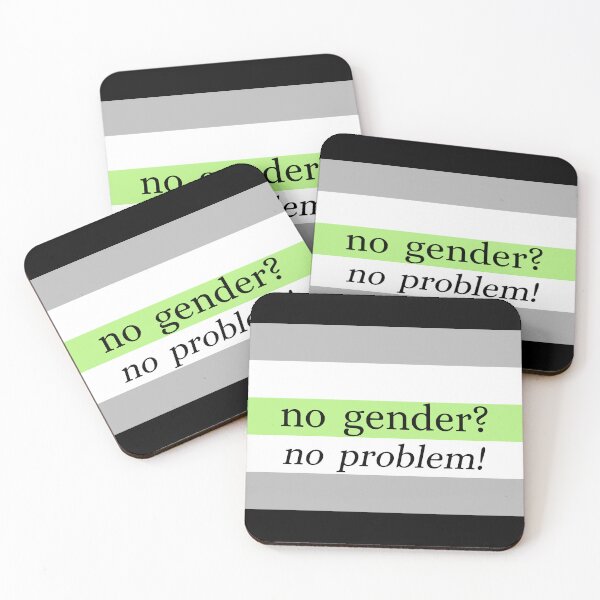 Item preview, No Gender? No Problem! / Agender Pride Flag designed and sold by MaddieMade.