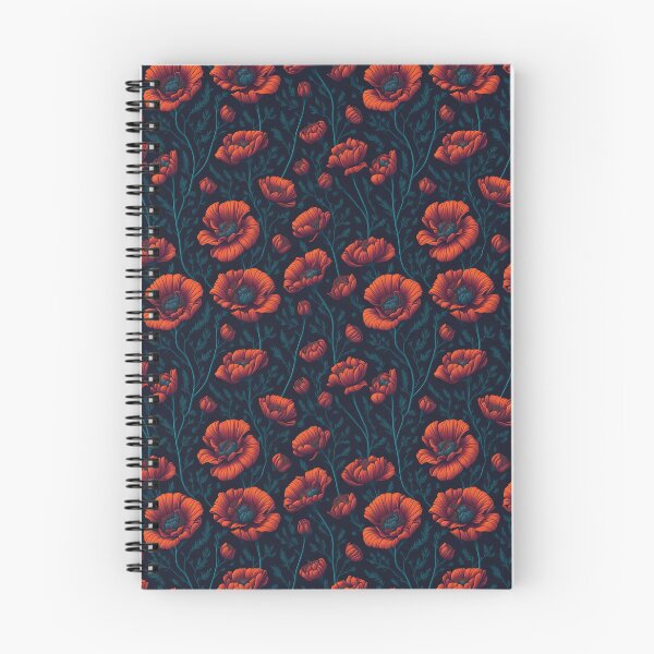 Item preview, Red Flowers Pattern designed and sold by PrintsCreativ.