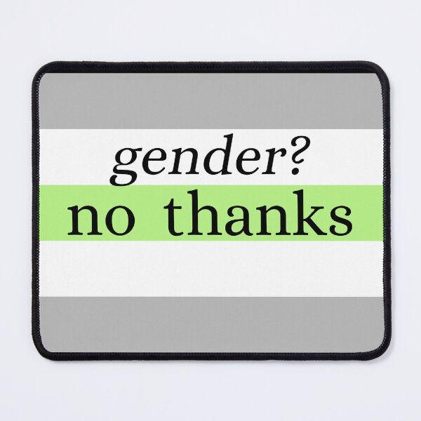 Item preview, Gender? No Thanks / Agender Pride Flag designed and sold by MaddieMade.