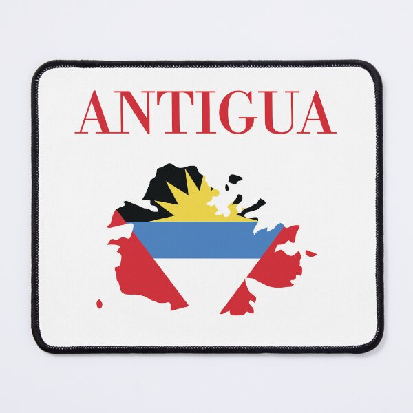 Item preview, Map of Antigua with flag design designed and sold by obedtheartist.