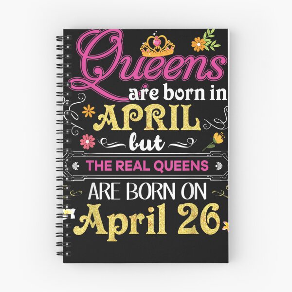 Artikelvorschau, Queens sind im April geboren, aber das wahre am 26. Geburtstag T-Shirt entworfen und verkauft von RosalynnShacke.