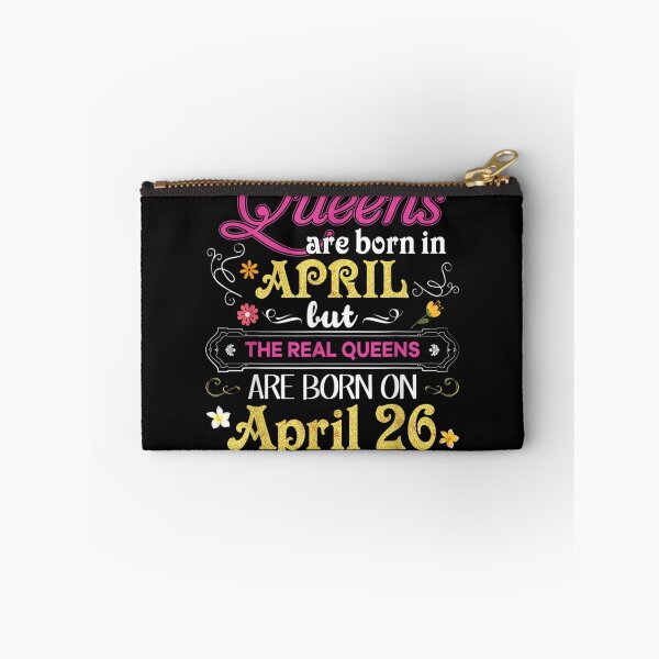 Item preview, Queens Are Born In April But The Real On 26 26th Birthday T-Shirt designed and sold by RosalynnShacke.