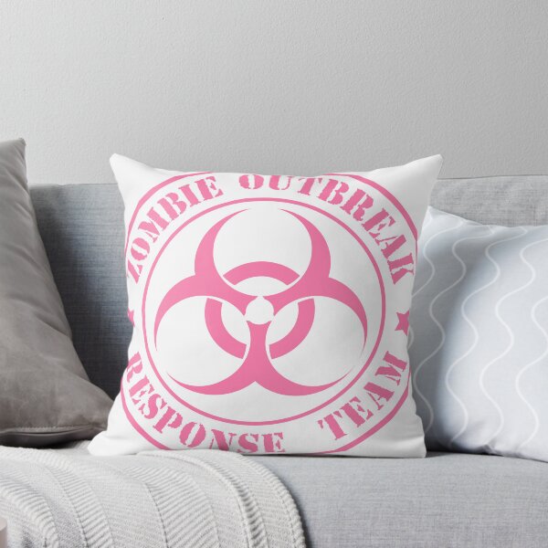Item preview, Zombie Outbreak Response Team Sticker - Pink designed and sold by jwlcc.