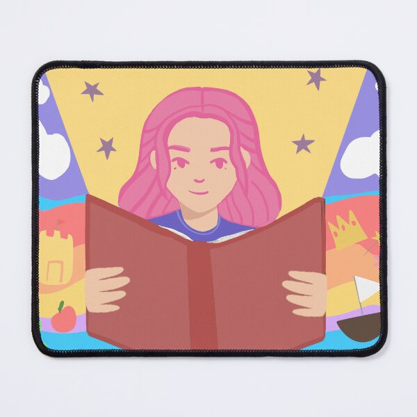 Item preview, Reader-loving girl designed and sold by uchix.