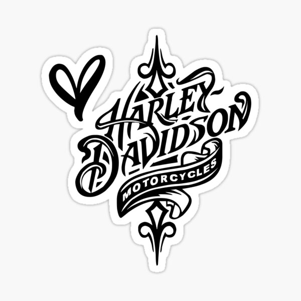 Harley Davidson Motorcycles Sticker