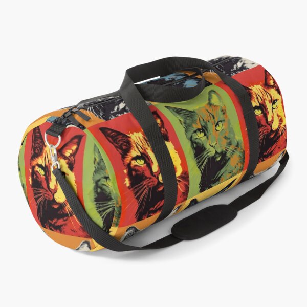 Item preview, Nine Lives in Technicolor Warhol Style Cats designed and sold by GMMDESIGNS21.