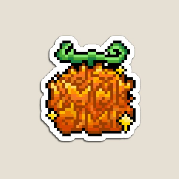 One Piece Heart Devil Fruit Pixel Art (Ope Ope) Sticker for Sale