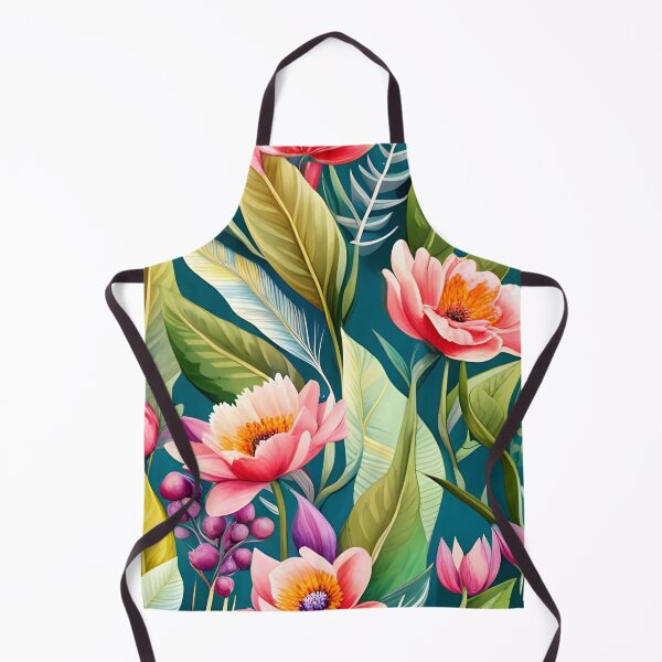 Item preview, Seamless Vibrant Floral Watercolors Pattern designed and sold by WitchyWare.