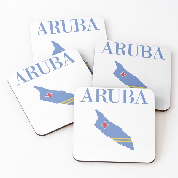 Item preview,  Map of Aruba with flag design designed and sold by obedtheartist.