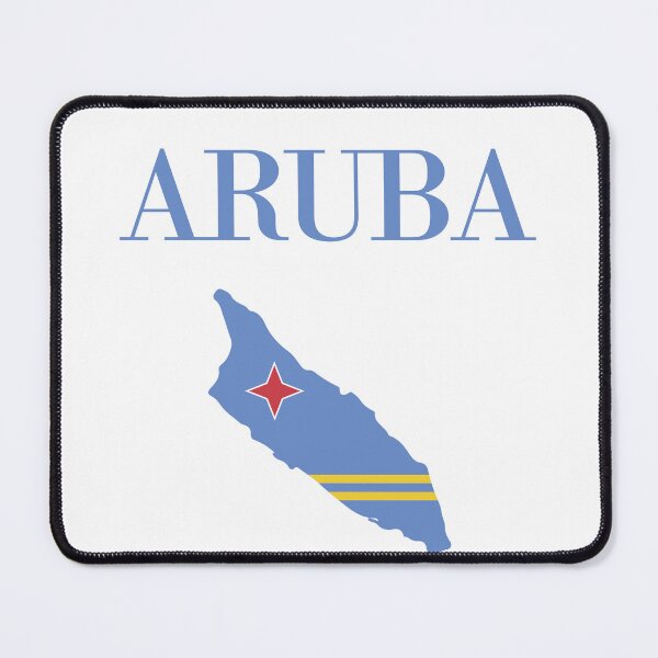 Item preview, Map of Aruba with flag design designed and sold by obedtheartist.