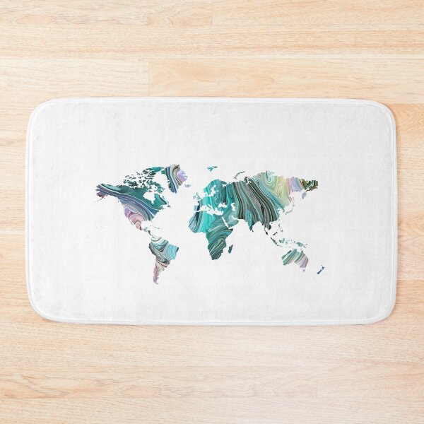 Item preview, World Map - Trippy designed and sold by Talia Faigen.