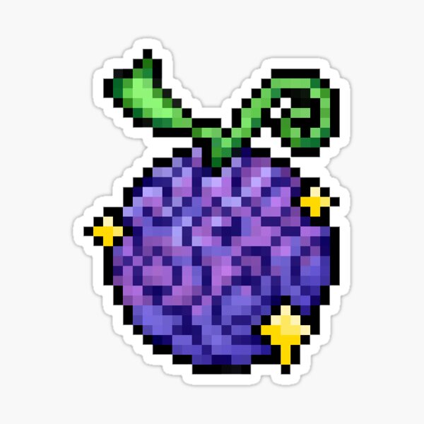 One Piece Devil Fruit Pixel Art | Sticker