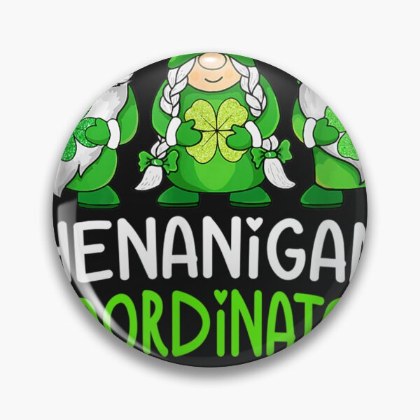 Item preview, Shenanigans Coordinator St Patricks Day Gnome Irish Shamrock T-Shirt designed and sold by CallieChangd.