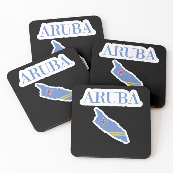 Item preview, Map of Aruba with Aruban Flag designed and sold by obedtheartist.