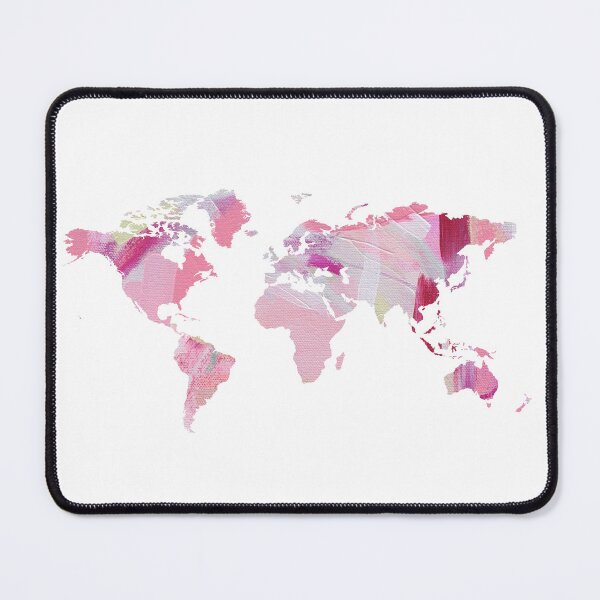 Item preview, World Map - Pink designed and sold by Talia Faigen.