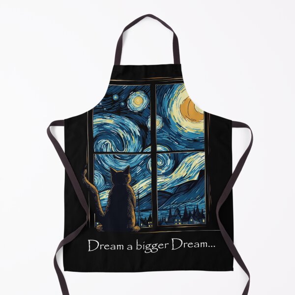 Item preview, Kittens Dream a Bigger Dream Starry Night Style designed and sold by GMMDESIGNS21.