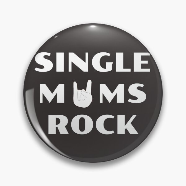 Item preview, Single Mums Rock Emoji Slogan designed and sold by Drawn By Hand Designs.