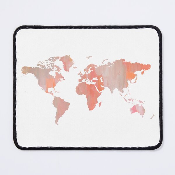 Item preview, World Map - Orange designed and sold by Talia Faigen.