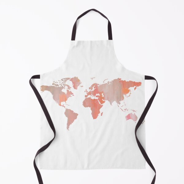 Item preview, World Map - Orange designed and sold by Talia Faigen.