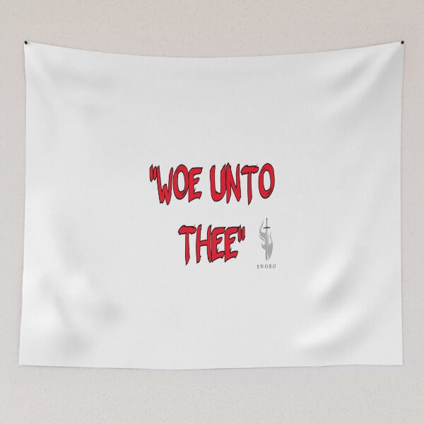 Item preview, Woe Unto Thee" Sinner Shirt designed and sold by AnimeAlliance.