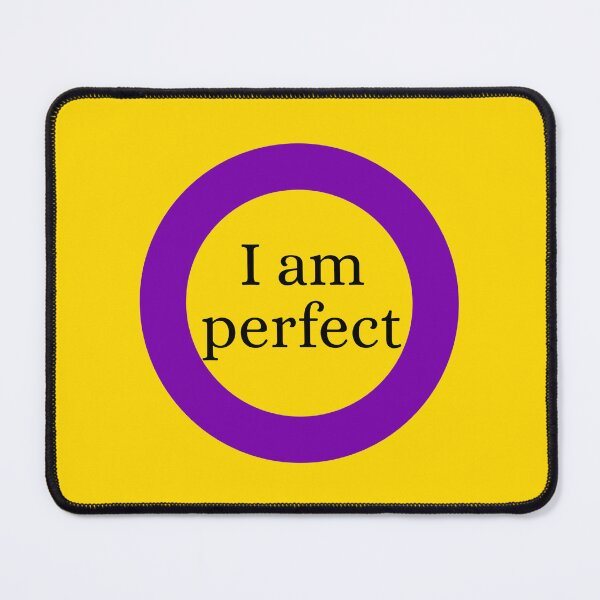 Item preview, I am Perfect / Intersex Pride Flag designed and sold by MaddieMade.