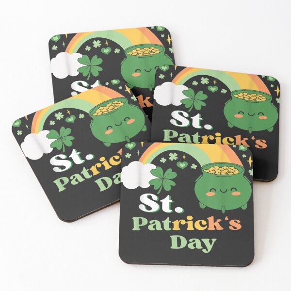 Item preview, St Patricks Day Clover Lucky Rainbow for Women Kids T-Shirt T-Shirt designed and sold by DavenBenn.