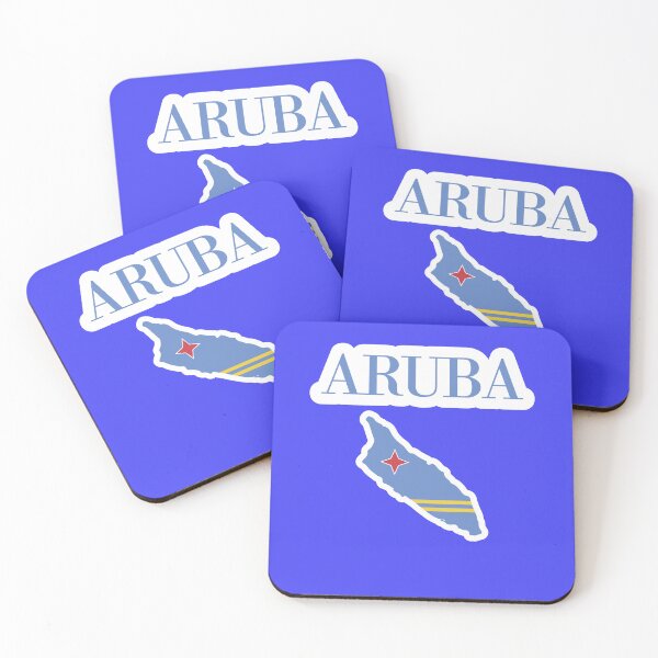 Item preview, Caribbean Island Map of Aruba West Indies designed and sold by obedtheartist.
