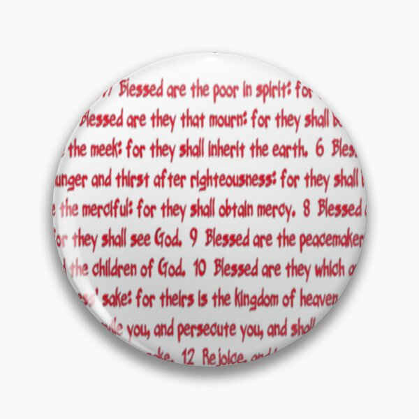 Item preview, The Beatitudes of Jesus designed and sold by AnimeAlliance.