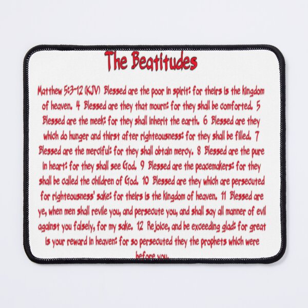 Item preview, The Beatitudes of Jesus designed and sold by AnimeAlliance.
