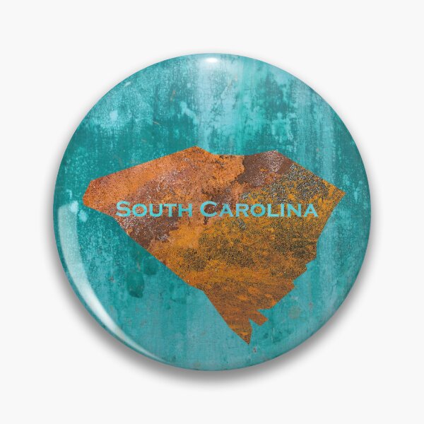 Item preview, South Carolina Rust on Teal designed and sold by Elisabeth Lucas.