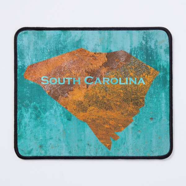Item preview, South Carolina Rust on Teal designed and sold by Elisabeth Lucas.