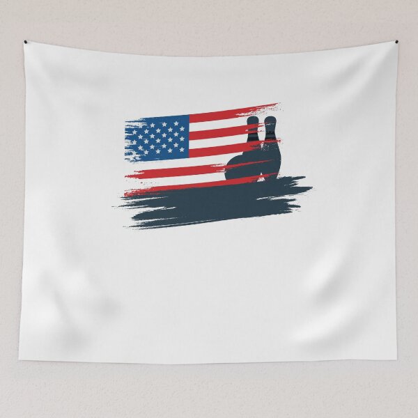 Item preview, American Flag Bowling Gift Bowling Team designed and sold by Seas Wanda.