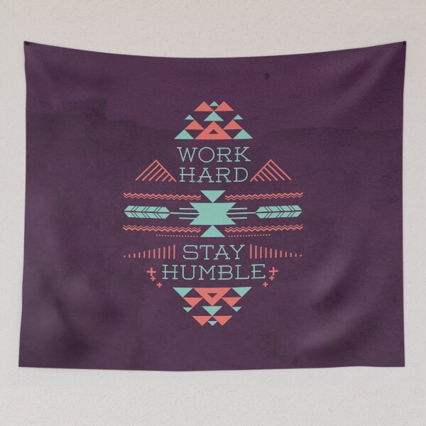 Item preview, Work Hard, Stay Humble designed and sold by Goody Moody.