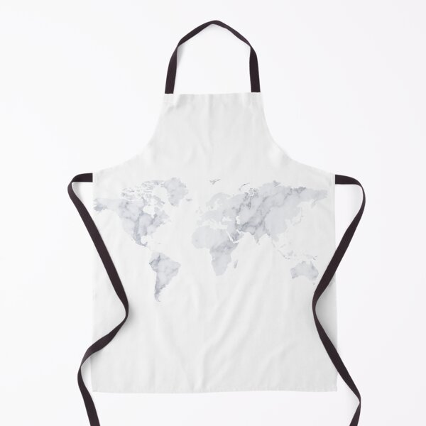 Item preview, World Map - B&W Marble designed and sold by Talia Faigen.