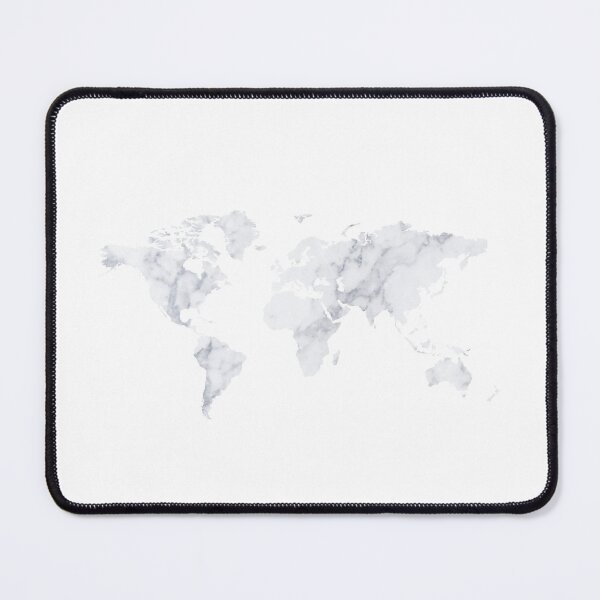 Item preview, World Map - B&W Marble designed and sold by Talia Faigen.