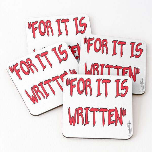 Item preview, "For It Is Written" Exclusive  designed and sold by AnimeAlliance.