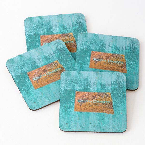 Item preview, South Dakota Rust on Teal designed and sold by Elisabeth Lucas.
