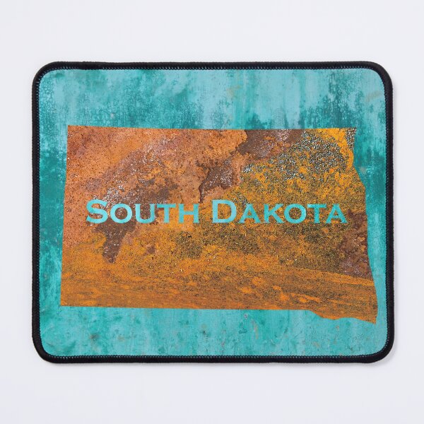 Item preview, South Dakota Rust on Teal designed and sold by Elisabeth Lucas.