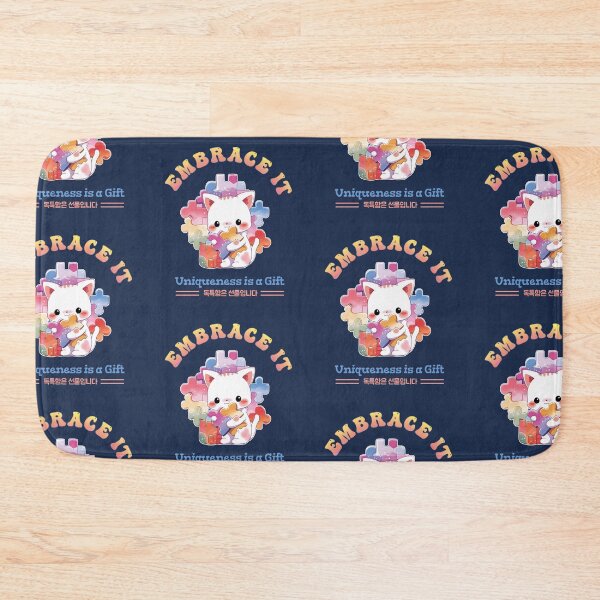 Item preview, Autism quotes with Korean hangul, Kawaii Autism awareness gifts for kids and autistic families designed and sold by koreandesign.